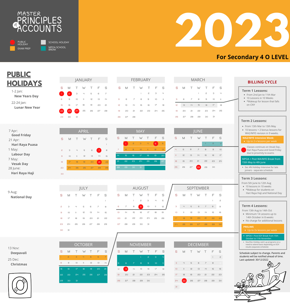 MPOA 2023 Calendar Sec 4 Sec 5 O Levels